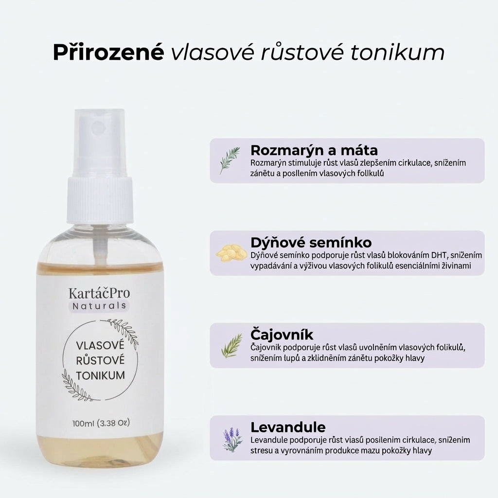 Vlasové růstové tonikum KartáčPro™