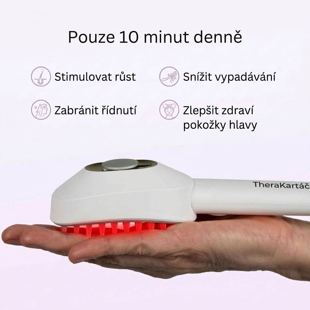 TheraKartáč™ Přírodní 4v1 Kartáč na Obnovu Vlasů