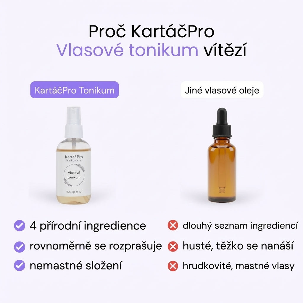 Vlasové růstové tonikum KartáčPro™